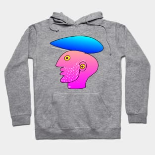 Man with blue hat Hoodie